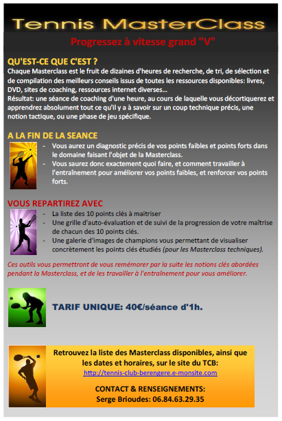 Flyer masterclass